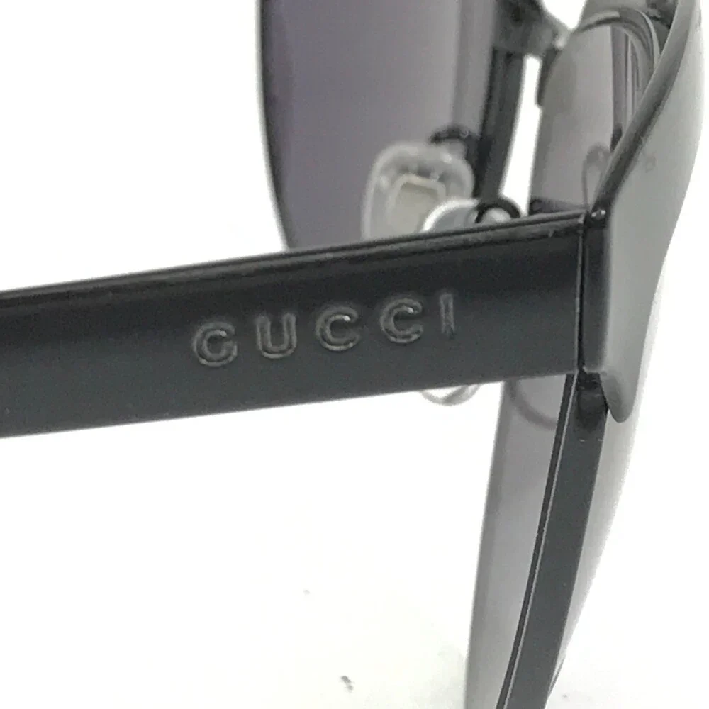 Gucci Sunglasses GG4249/S 006BN Polished Black Cat Eye Frames with Gray Lenses